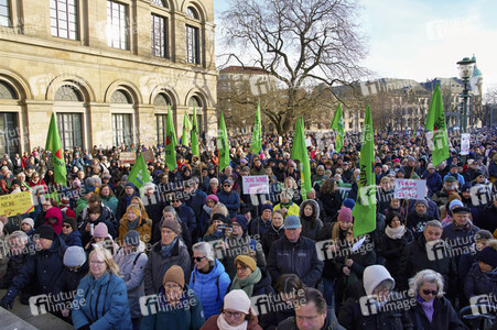 Demonstration gegen Rechtsextremismus in Hannover