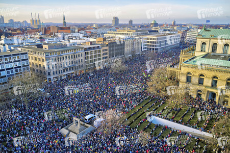 Demonstration gegen Rechtsextremismus in Hannover