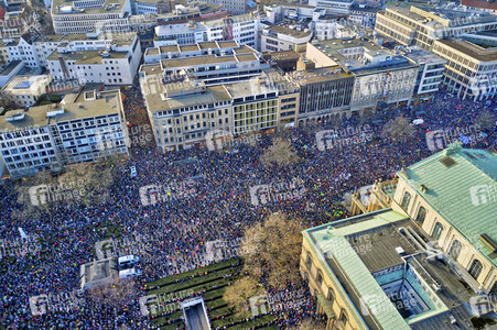 Demonstration gegen Rechtsextremismus in Hannover