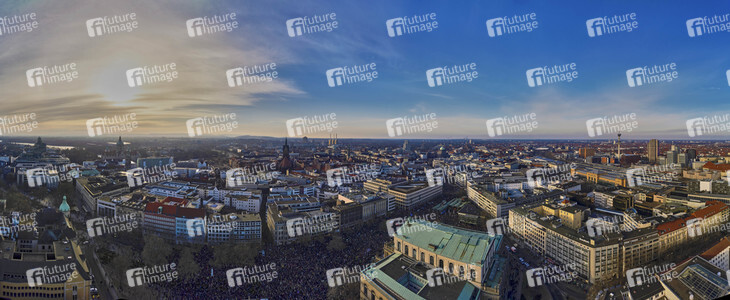 Demonstration gegen Rechtsextremismus in Hannover