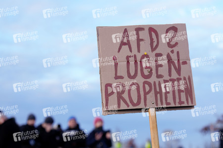 Demonstration gegen Rechtsextremismus in Berlin