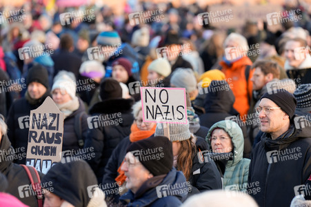 Demonstration gegen Rechtsextremismus in Berlin