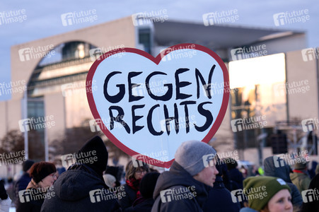 Demonstration gegen Rechtsextremismus in Berlin