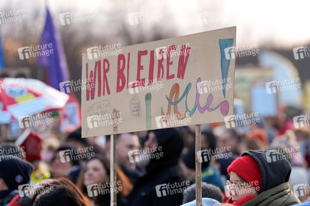 Demonstration gegen Rechtsextremismus in Berlin