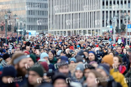 Demonstration gegen Rechtsextremismus in Berlin