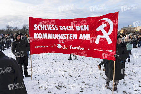 Demonstration gegen Rechtsextremismus in Berlin