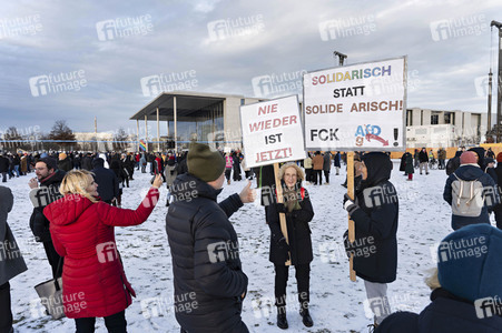 Demonstration gegen Rechtsextremismus in Berlin