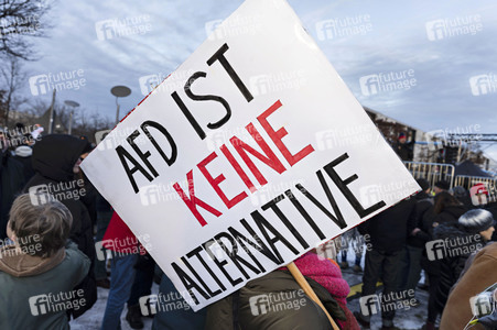 Demonstration gegen Rechtsextremismus in Berlin