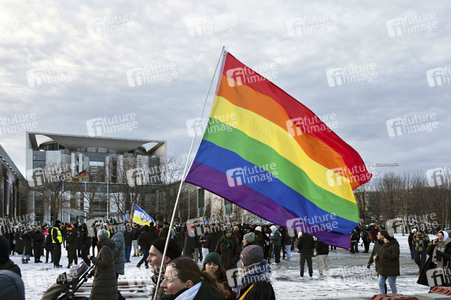 Demonstration gegen Rechtsextremismus in Berlin