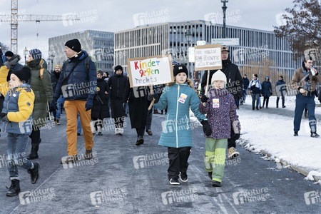 Demonstration gegen Rechtsextremismus in Berlin