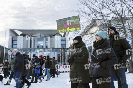 Demonstration gegen Rechtsextremismus in Berlin