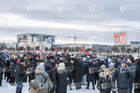 Demonstration gegen Rechtsextremismus in Berlin