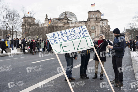 Demonstration gegen Rechtsextremismus in Berlin