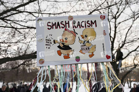 Demonstration gegen Rechtsextremismus in Berlin