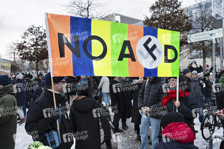 Demonstration gegen Rechtsextremismus in Berlin