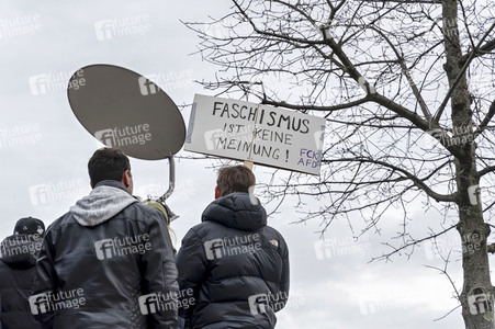 Demonstration gegen Rechtsextremismus in Berlin