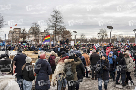 Demonstration gegen Rechtsextremismus in Berlin