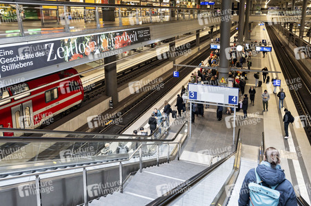 GDL Bahnstreik im Januar 2024 in Berlin