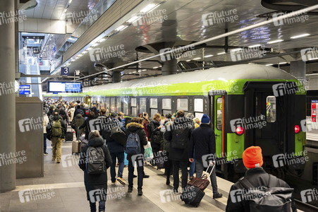 GDL Bahnstreik im Januar 2024 in Berlin