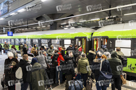 GDL Bahnstreik im Januar 2024 in Berlin
