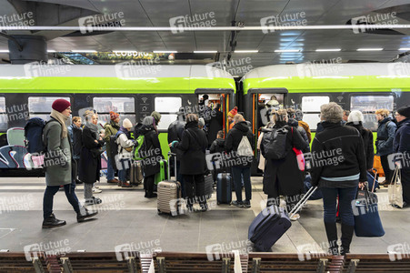 GDL Bahnstreik im Januar 2024 in Berlin