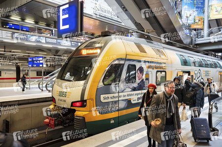 GDL Bahnstreik im Januar 2024 in Berlin