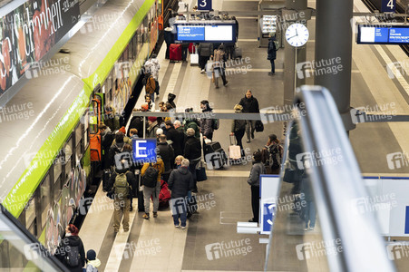 GDL Bahnstreik im Januar 2024 in Berlin
