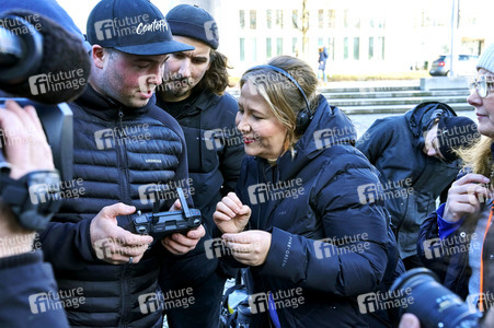 Dreharbeiten 'Hidden University - Ein Pakt gegen die Ohnmacht' in Hannover