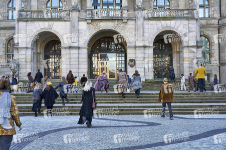 Dreharbeiten 'Hidden University - Ein Pakt gegen die Ohnmacht' in Hannover