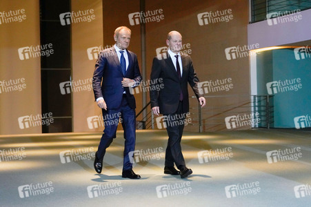 Empfang des Ministerpräsidenten der Republik Polen im Kanzleramt in Berlin