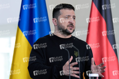 Empfang des Präsidenten der Ukraine im Kanzleramt in Berlin