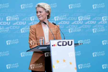 Pressekonferenz nach der Bundesvorstandssitzung der CDU in Berlin