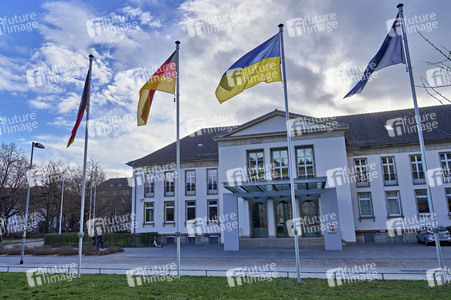 Beflaggung zum 2. Jahrestag des Kriegsbeginns in Hannover