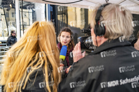 Demonstration gegen Rechts in Dresden
