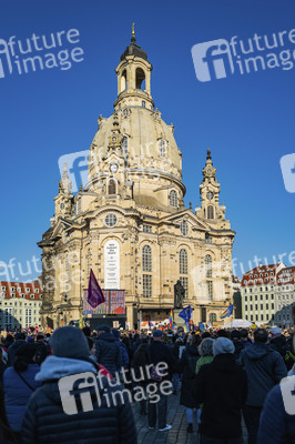 Demonstration gegen Rechts in Dresden