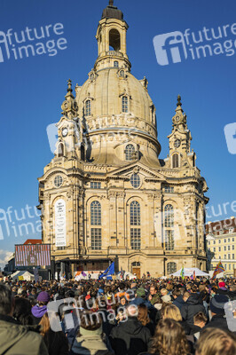 Demonstration gegen Rechts in Dresden