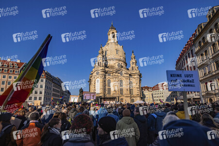 Demonstration gegen Rechts in Dresden