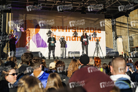 Demonstration gegen Rechts in Dresden