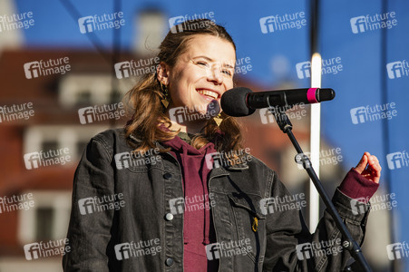 Demonstration gegen Rechts in Dresden