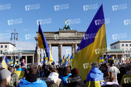 Demonstration zum 2. Jahrestag des Kriegsbeginns in Berlin