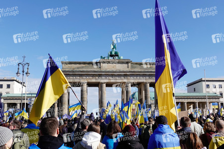 Demonstration zum 2. Jahrestag des Kriegsbeginns in Berlin