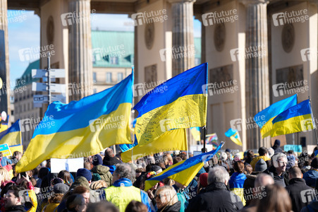 Demonstration zum 2. Jahrestag des Kriegsbeginns in Berlin