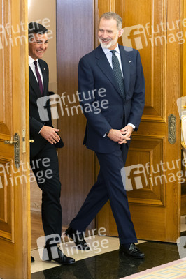 König Felipe empfängt Präsident Peña in Madrid