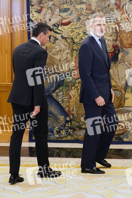 König Felipe empfängt Präsident Peña in Madrid