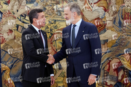König Felipe empfängt Präsident Peña in Madrid