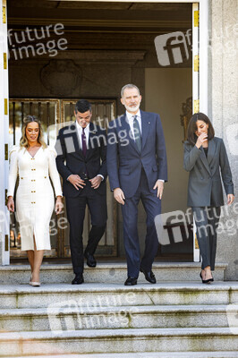 König Felipe empfängt Präsident Peña in Madrid