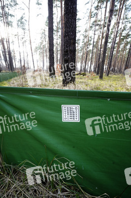 Protestcamp gegen die Erweiterungspläne des Tesla-Werks in Grünheide