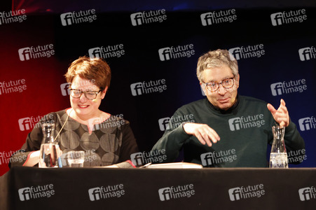 Didier Eribon und Ulrich Matthes auf der lit.Cologne 2024 in Köln