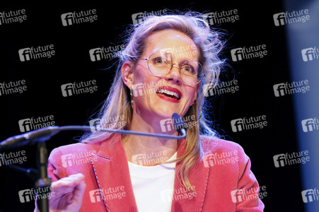 Dietmar Bär, Anna Schudt und Thomas Böhm auf der lit.Cologne 2024 in Köln