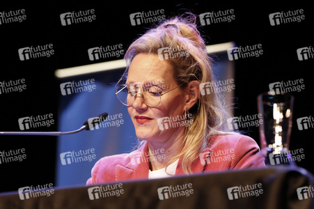 Dietmar Bär, Anna Schudt und Thomas Böhm auf der lit.Cologne 2024 in Köln